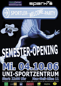 Sportler-Welcome-Party@Uni-Sportzentrum