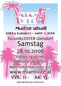 Miami Vice - Maturaball HTBLA Kaind@forumKloster - Gleisdo