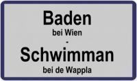 Wos Baden bei Wien in Mundort hast? jo natirli Schwimman ba de Wappla!