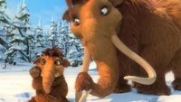 Gruppenavatar von Das kleine Mammut "Peaches" in Ice Age 3 schnupft Schnee.