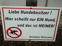 Gruppenavatar von Liebe Hundebesitzer, hier scheisst nur EIN Hund und das ist MEINER!!!