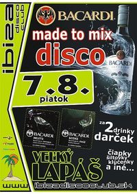 BACARDI made to mix disco@Ibiza Disco Club