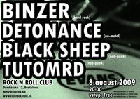 BINZER - TUTOMRT - BLACK SHEEP - DETONANCE@Club Rock 'N' Roll