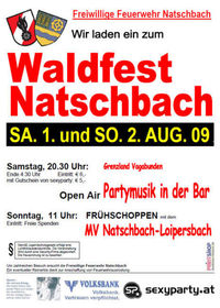 Waldfest Natschbach@Feuerwehrhaus