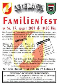 Familienfest FF Lederau@Kalchmair Halle