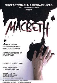 English Theatre: Macbeth@Stadttheater