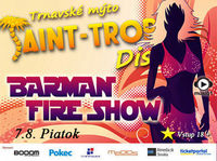 Barman Fire Show@Disco Saint Tropez