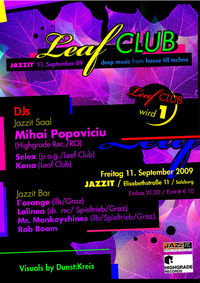 Leaf Club wird 1 mit Mihai Popoviciu @ Jazzit Sbg@JazzIt. Musik Club