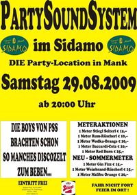 Party Sound System im Sidamo@Cafe Sidamo Mank