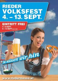 Rieder Volksfest - Innviertler Tag@Messezentrum