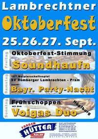 Lambrechtner Oktoberfest@Stockschützenhalle Lambrechten