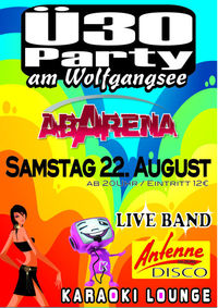 Ü30 Sause in der Abarena in Abersee@Abarana