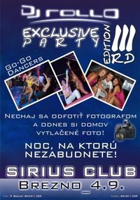 Exclusive Party III@Sirius Club