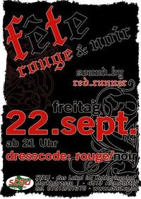 Fête rouge & noir@Stau - das Lokal