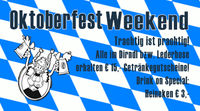 Oktober Fest Weekend@Lava Lounge Linz