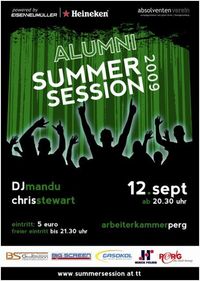 Alumni Summer Session 09@Arbeiterkammer Halle Perg