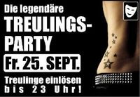 Legendäre Treulingsparty