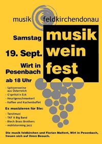 Musik - Wein - Fest@Wirt in Pesenbach