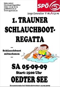 1. Trauner Schlauchboot-Regatta@Oedter See