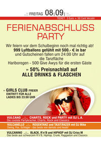 Ferienabschluss Party