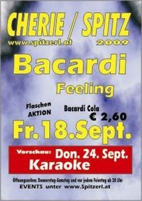 Bacardi Feeling@Tanzcafe Cherie Spitz