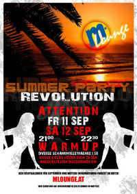 Summerparty Revolution@Mlounge