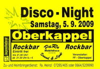 Disco Night@Feuerwehrhaus Oberkappel