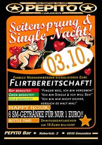 Seitensprung & Singlenacht@Bar Pepito