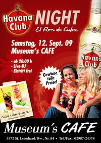 Havana Club Night@Museum's Cafe