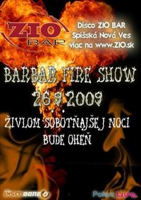 Barbar Fire Show@Zio bar