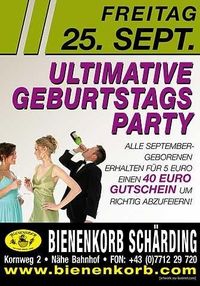 Ultimative Geburtstagsparty@Bienenkorb Schärding