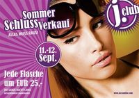 Sommerschlussverkauf@jaxx! und j.club 