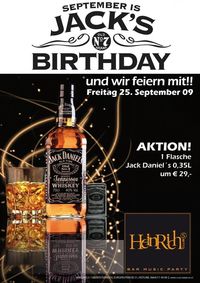 Jack´s Birthday@Club Heinrichs Tanzbar