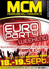 Euro Party Weekend@MCM Hartberg