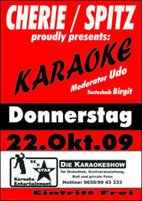 Karaoke Show@Tanzcafe Cherie Spitz