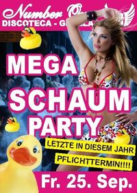 Mega Schaum Party@Discoteca Number One