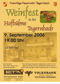 Weinfest - FF Tegernbach@Hofbühne Tegernbach