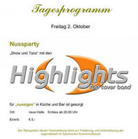 Nussparty@Neue Halle