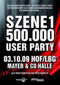 Szene1 500.000 User Party@Mayer & Co Halle