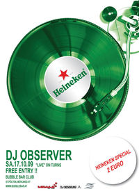 Heineken Dj Night@Bubble Bar Club