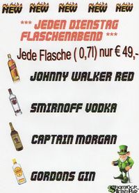 Flaschenabend@Shamrock