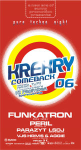 Pure techno night  KREKRY 06 ->COMEBACK@K1 Prievidza Športová  Hala