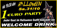 Halloween 1 Euro Party@Blaue Sau