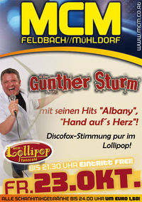 Günther Sturm live!@MCM  Feldbach