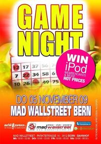 Game Night@Mad Wallstreet - Bern