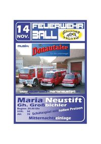 Feuerwehrball Maria Neustift@Gh. Großbichler