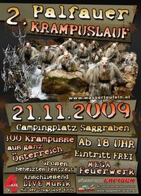 2.Palfauer Krampuslauf der Wasserteufeln@Campingplatz Saggraben