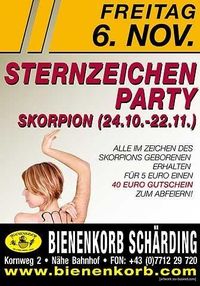 Sternzeichenparty@Bienenkorb Schärding