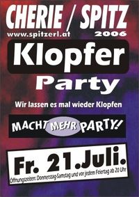 Klopfer Party@Tanzcafe Cherie / Spitz