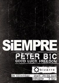 SIEMPRE (funk-rock) & Peter Bic Smokin@Bizarre